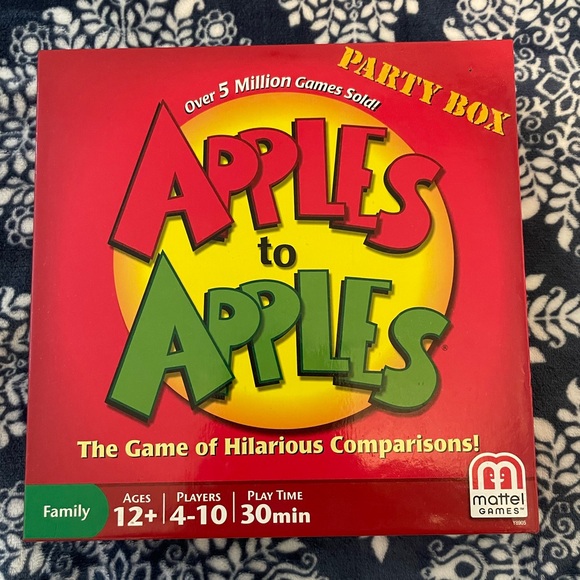 Mattel Other - GREAT CONDITION Apples to Apples Card Game Set with Box